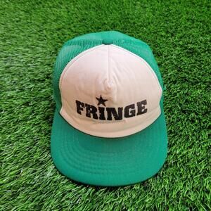 Magic Headwear Fringe Trucker Hat Snapback Tear/Stain AS IS OSFM